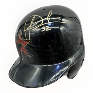 Houston Astros Felipe Paulino Autographed Mini Batting Helmet Tristar 7094071